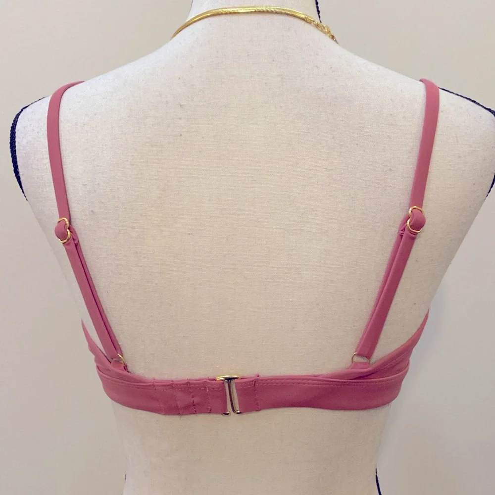 Xhilaration by Target Mauve Bikini Top Sz D/DD NWT - Picture 3 of 6